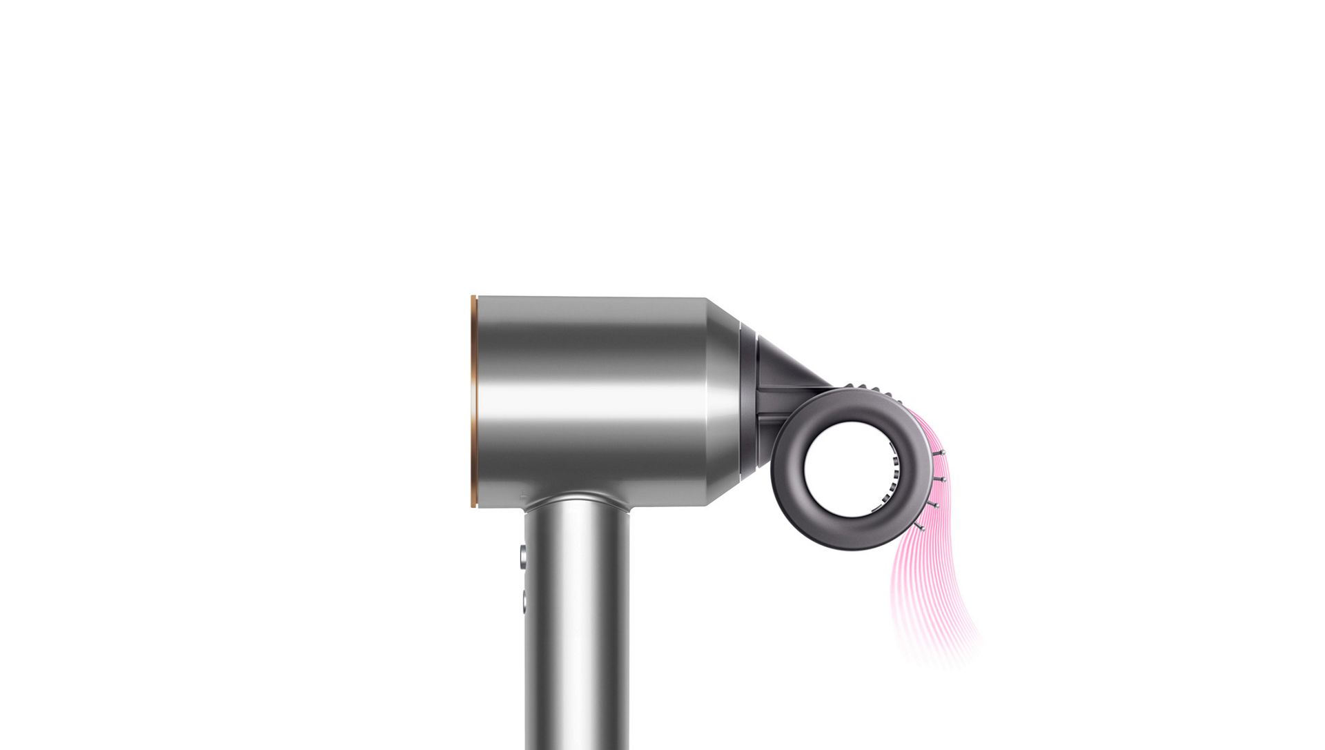 Dyson Supersonic with Flyaway smoother attachment.