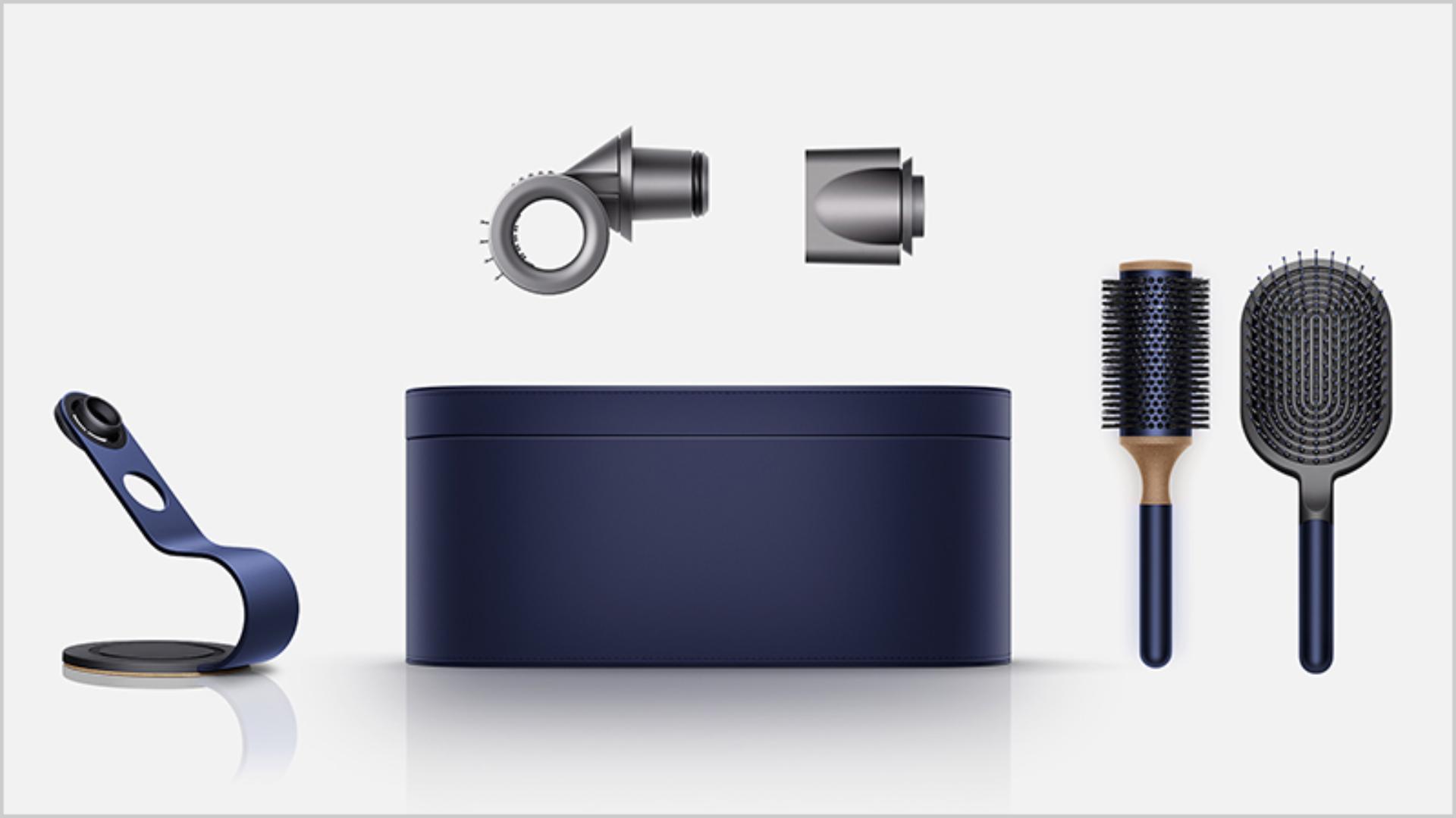 Image showing a selection of Dyson hair care tools