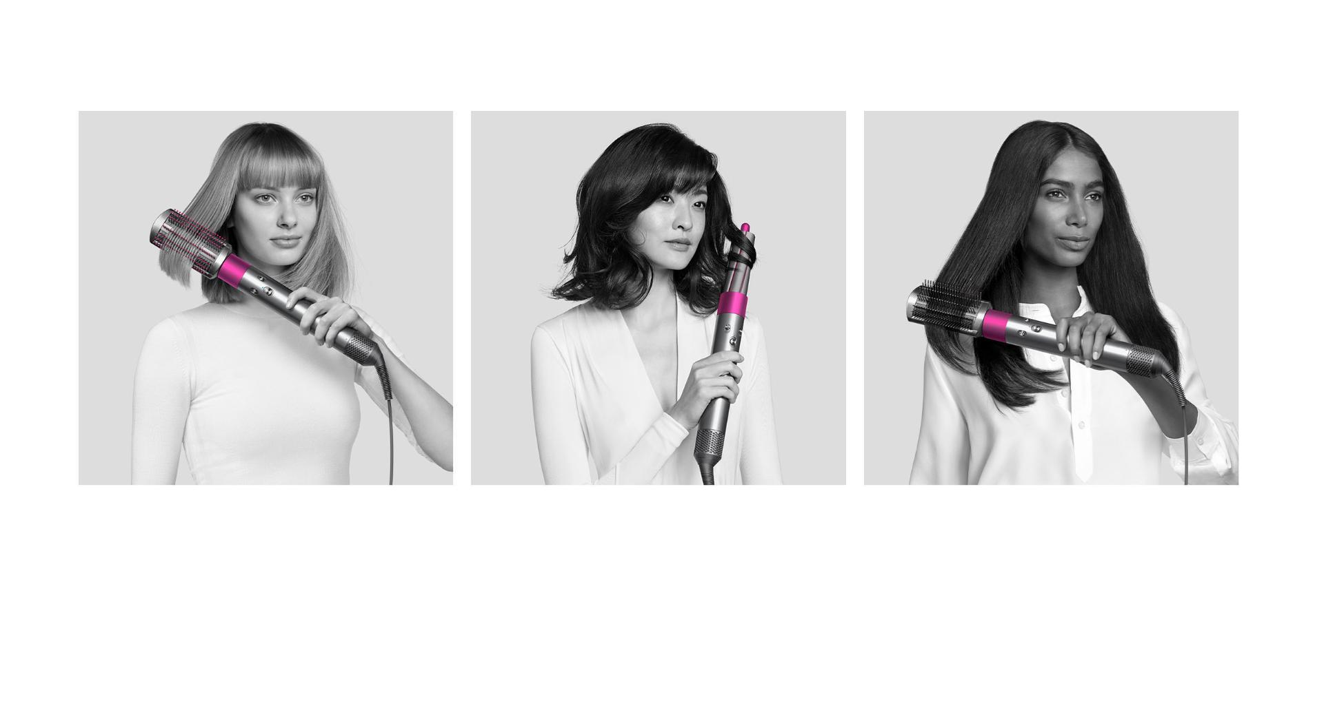Dyson Airwrap barrels and brushes.