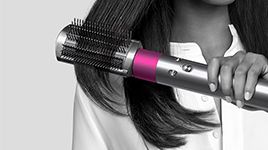 Soft smoothing brush NickelFuchsia  Dyson Airwrap hair styler  attachments