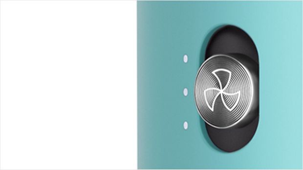 Hình ảnh của nút tốc độ luồng khí với ba mức cài đặt