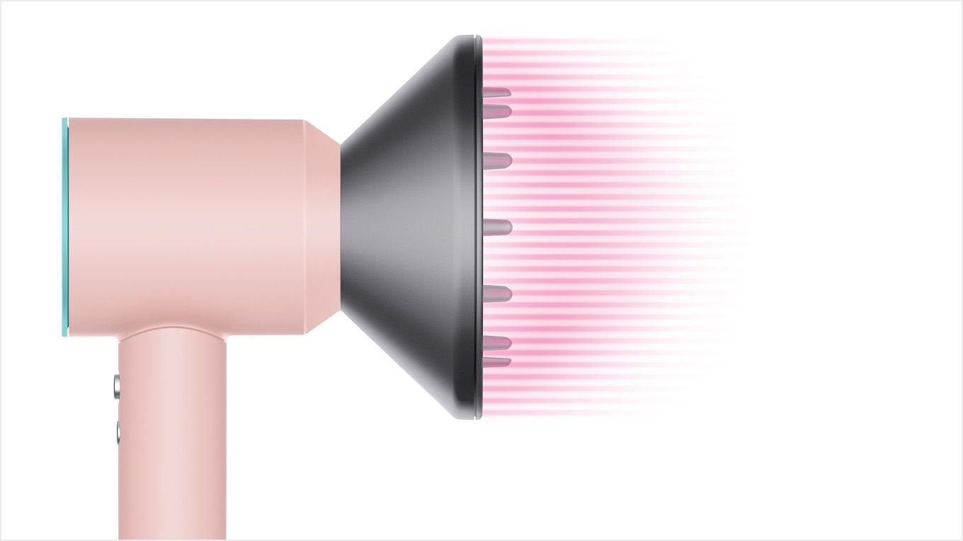Dyson hair dryer outlet pink