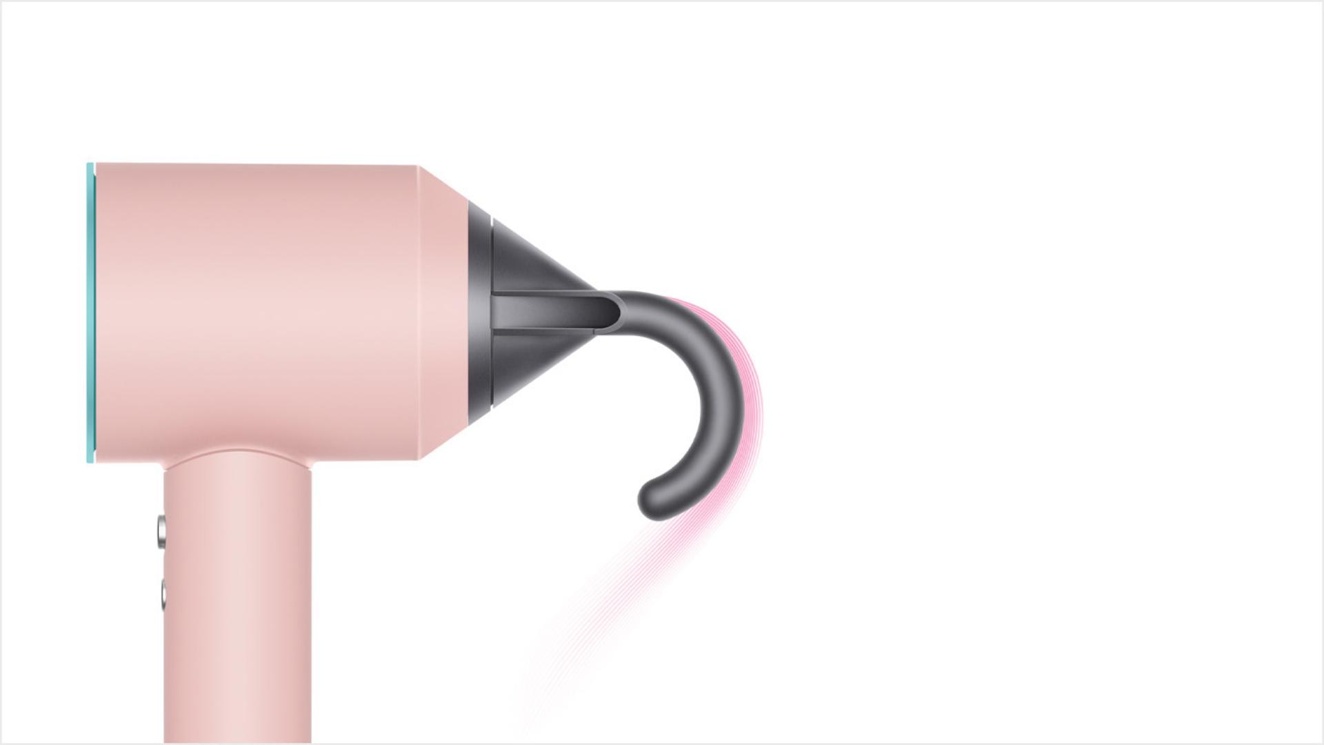Profile view of Dyson Supersonic with Flyaway attachment