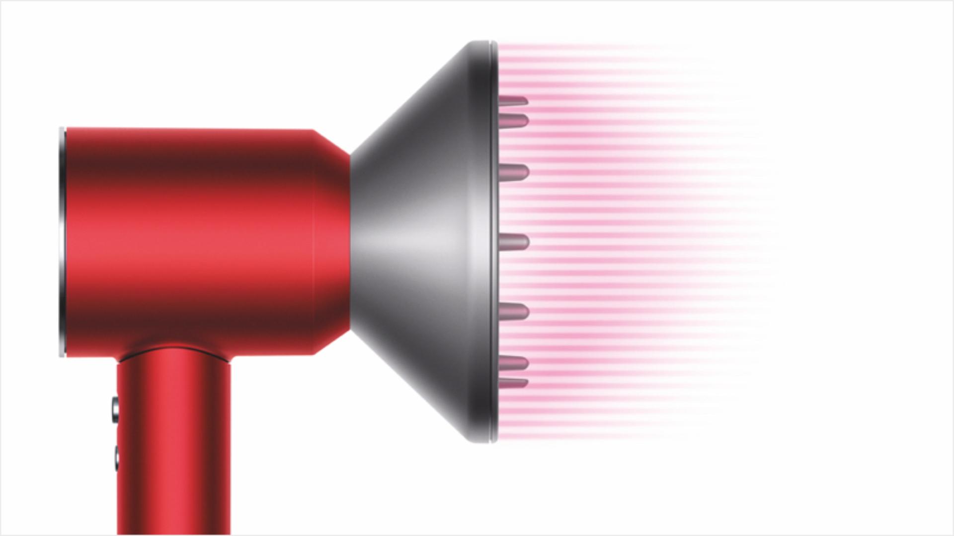Dyson Supersonic™ hair dryer with re-engineered Diffuser attachment