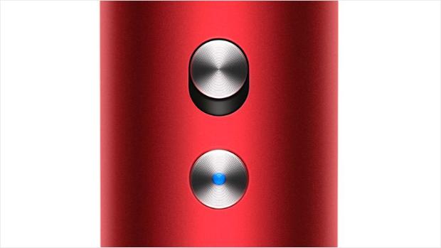 Close up of cold shot button