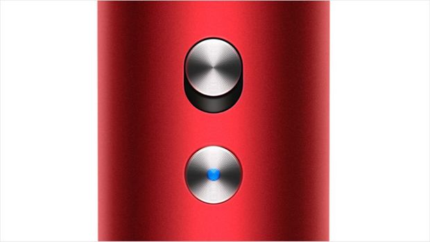 Close up of cold shot button