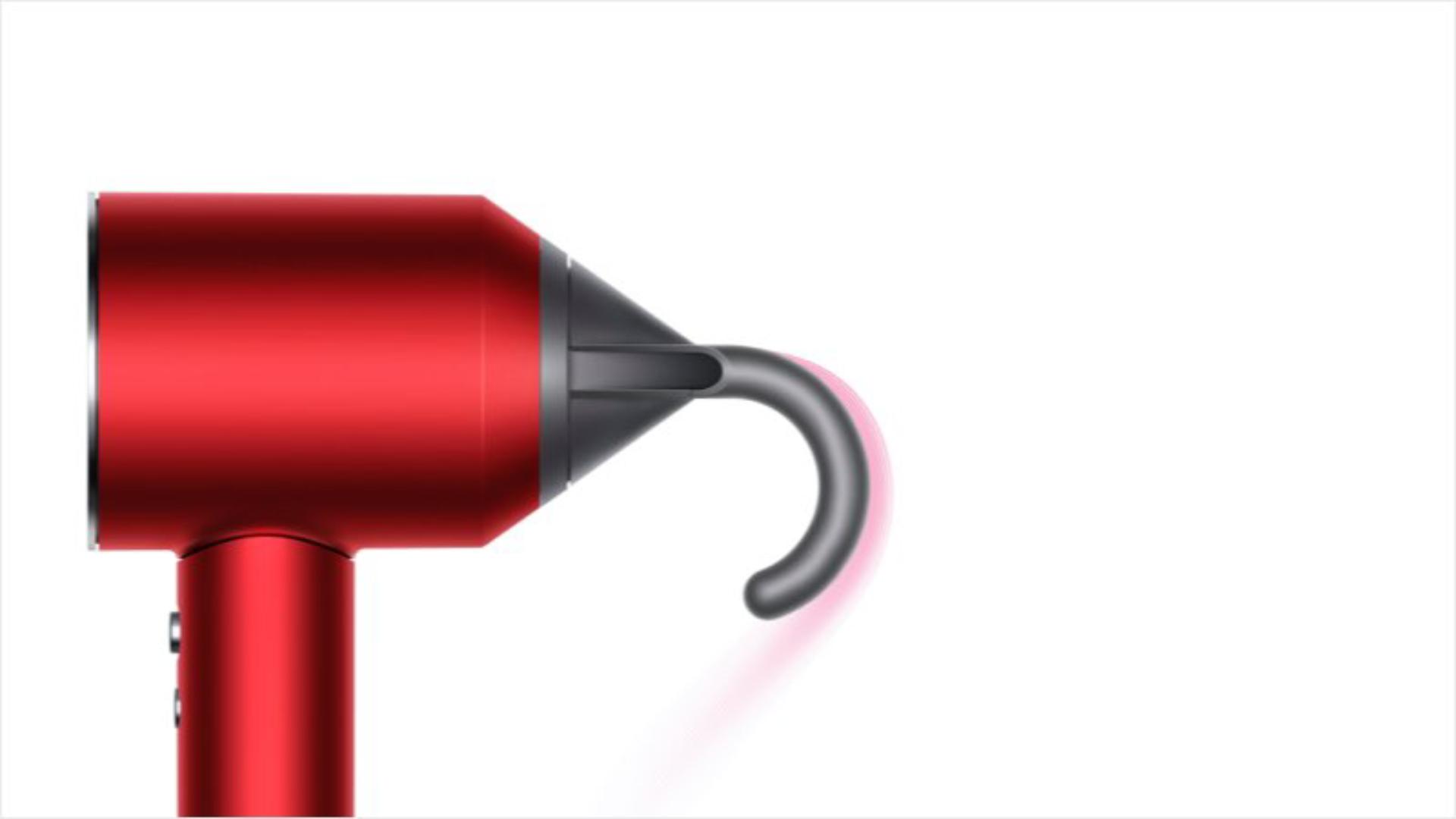 Dyson Supersonic™ hair dryer with New Flyaway attached