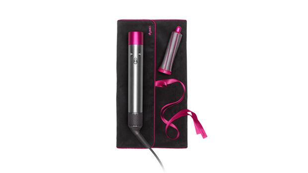 Black and purple Airwrap travel pouch