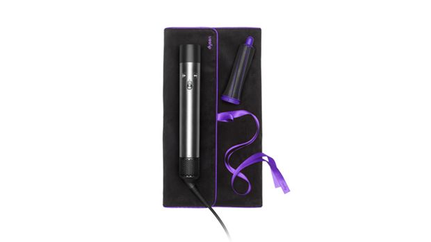 Black and purple Airwrap travel pouch