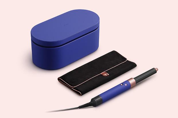 Dyson Corrale straightener in Vinca Blue with presentation case
