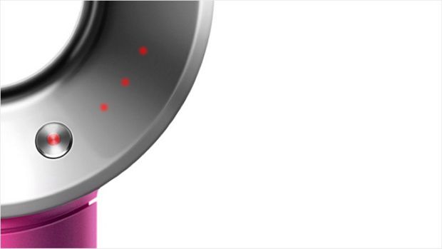 Close up of heat settings