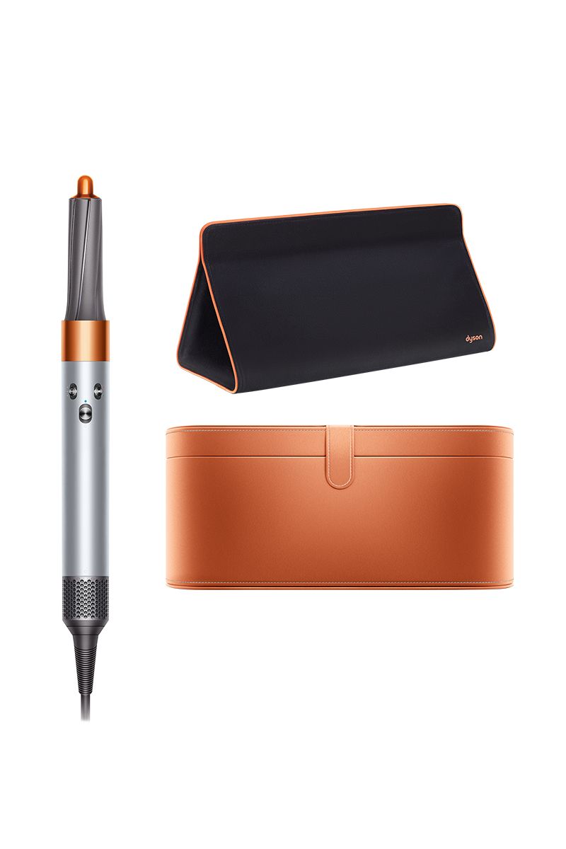 Dyson Airwrap™ styler in exclusive copper and silver. With Dyson presentation case and copper-edged storage bag.