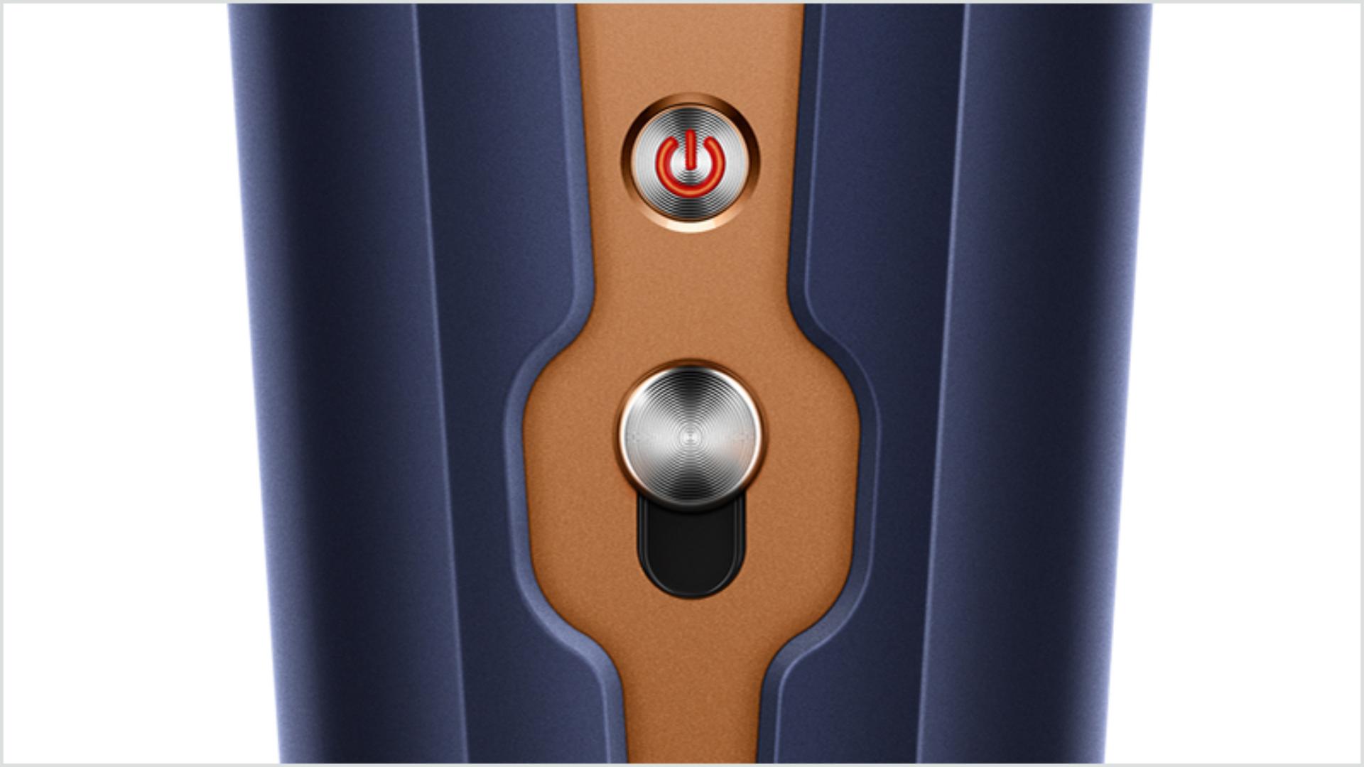 Close up of the safety lock