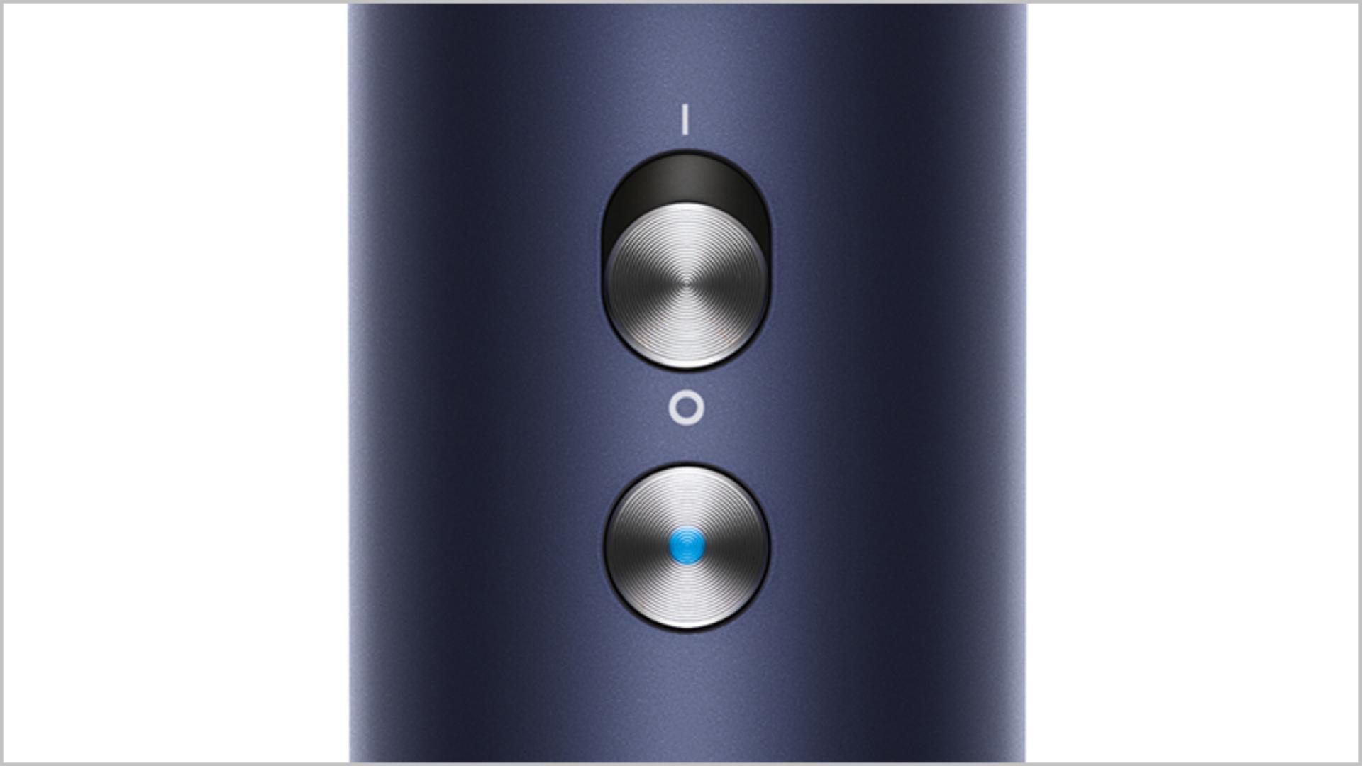 Close-ups of Supersonic's control buttons