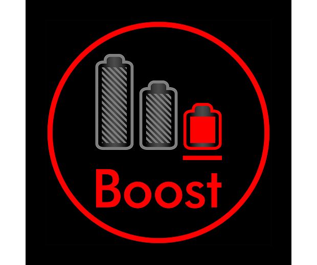 The Boost mode on the V9 vacuum.