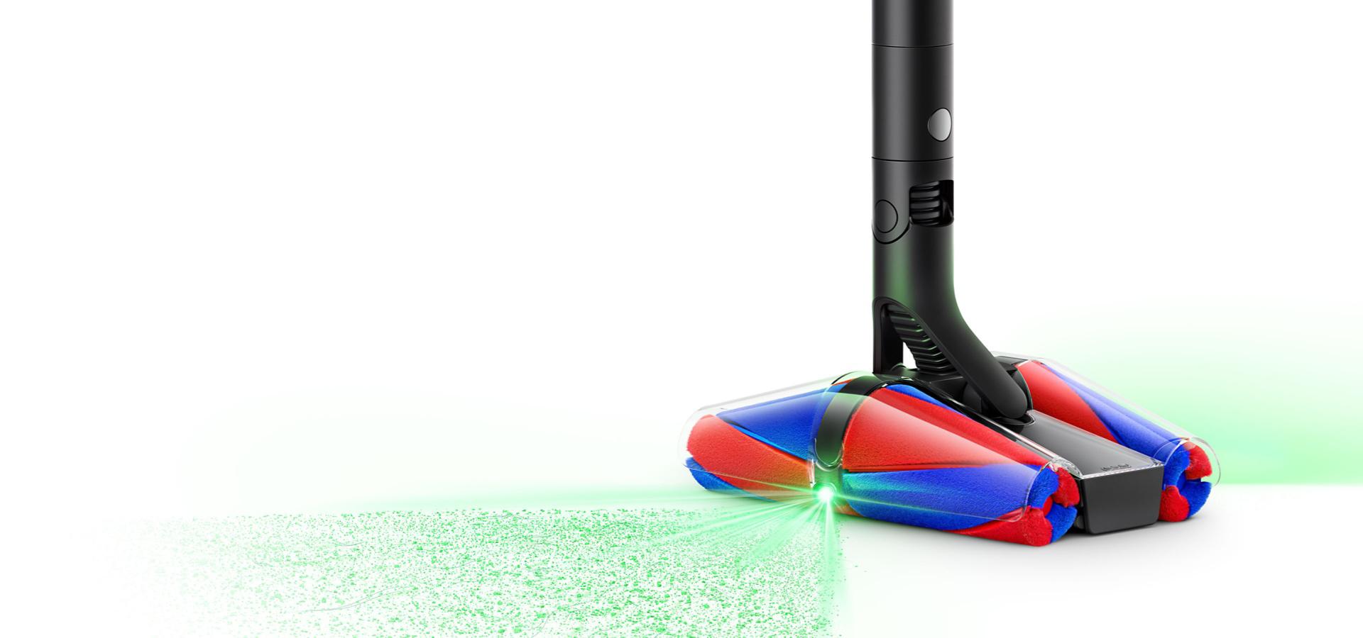 The Dyson PencilVac Fluffycones cleaner