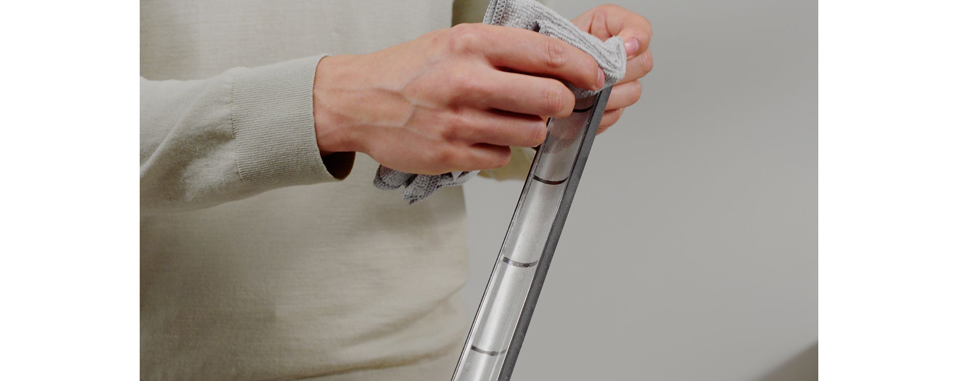 Thumbnail of a film showing the filter being cleaned