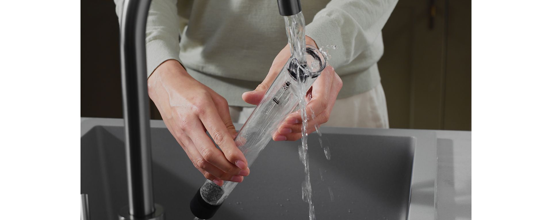 Thumbnail of a film showing the bin being cleaned