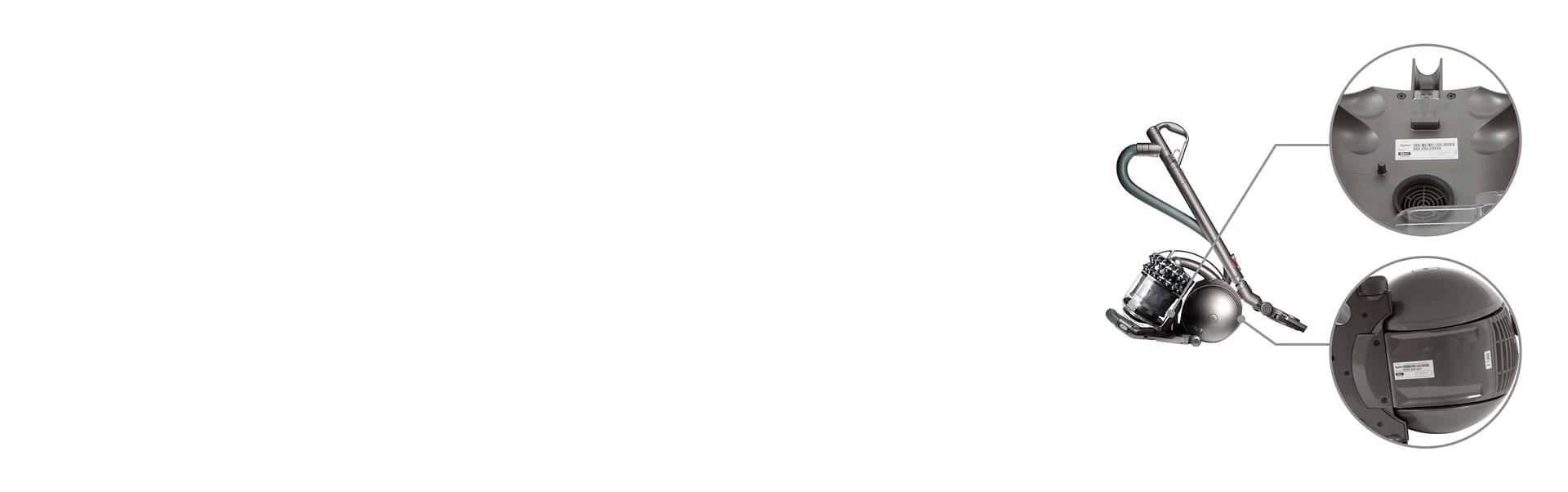 Cylinder vacuum is shown with example serial code displayed.