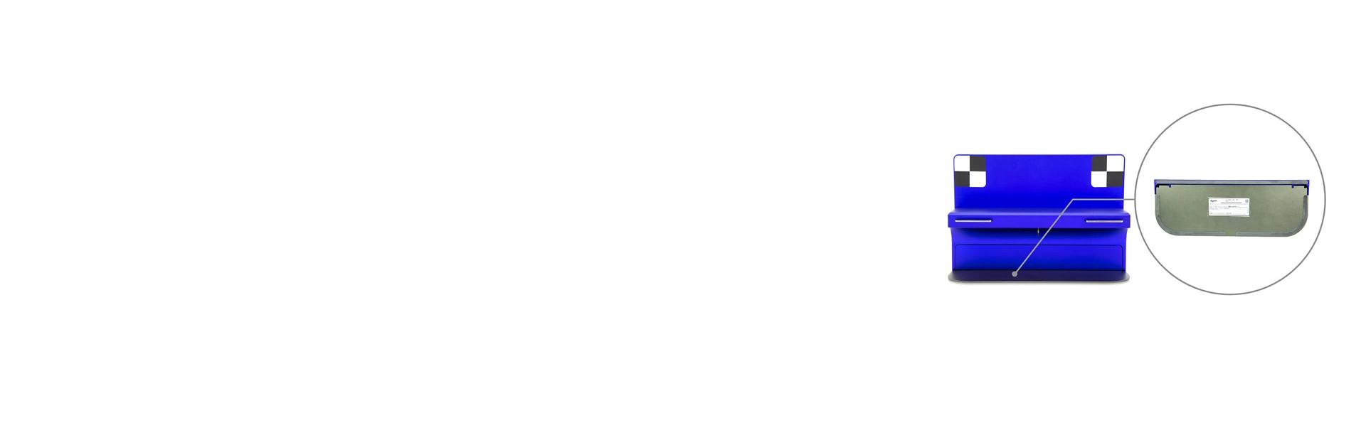 Docking station is shown with example serial code displayed.