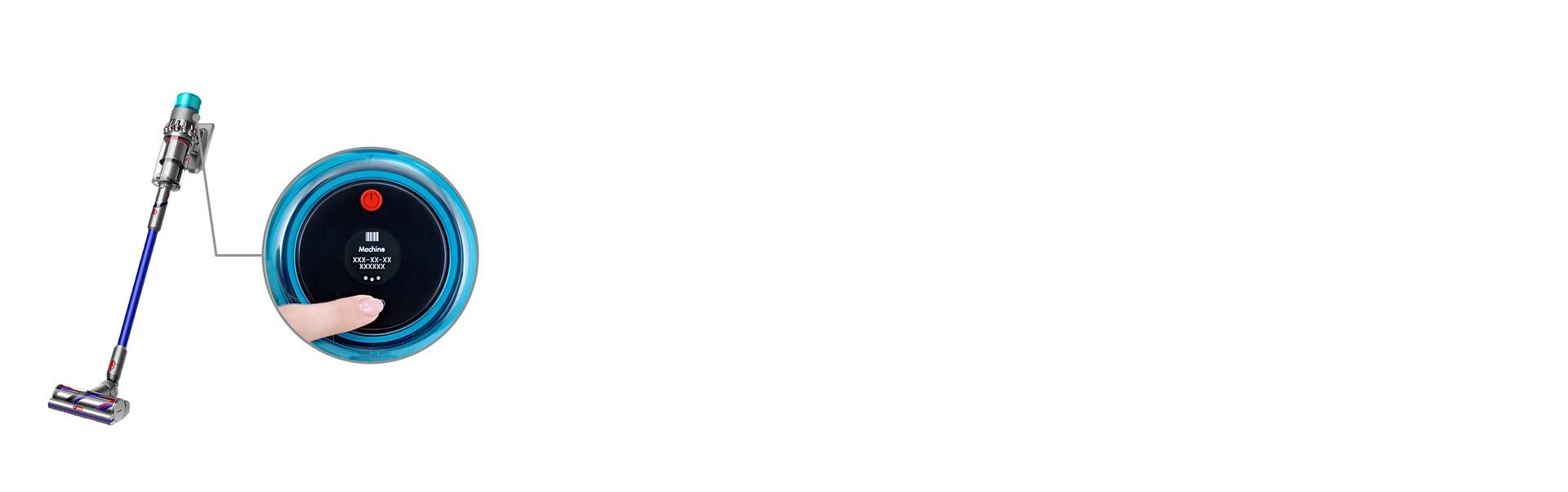 داخل المقبض أو على الجانب السفلي من مجموعة البطارية