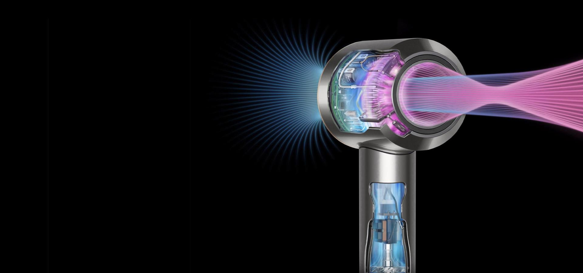 Technology within a Dyson Supersonic hair dryer.