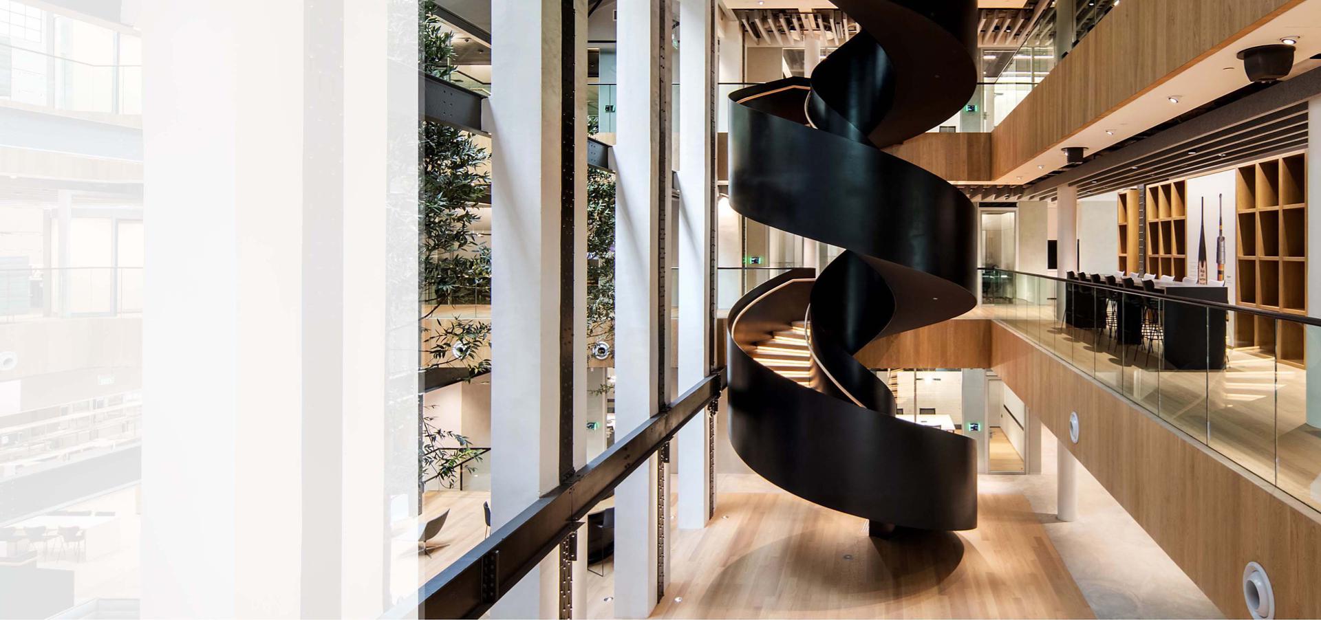 Inside the St James Power Station after renovation.