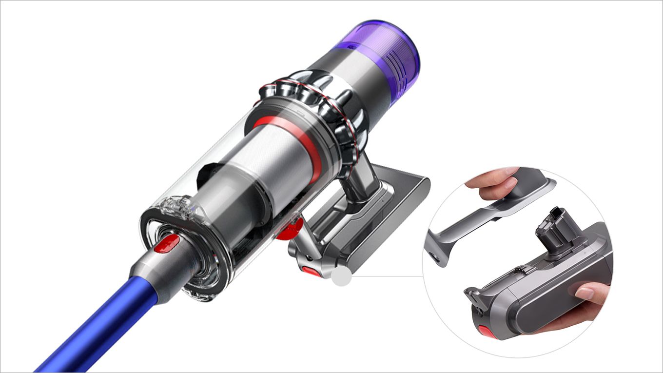 Which dyson has online the longest battery life