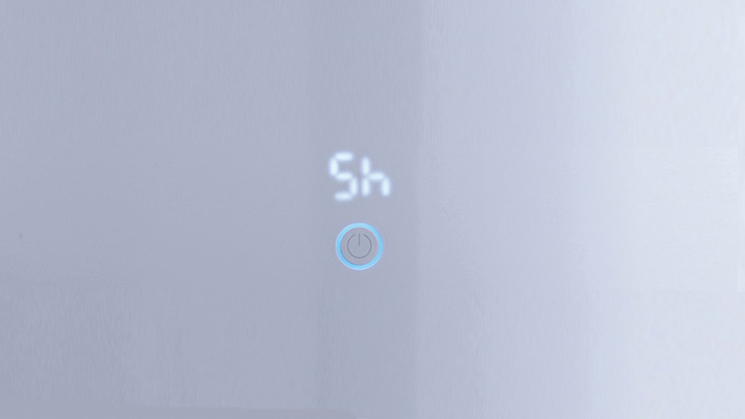Bildet viser Sleep Timer-displayet på Dyson Hot + Cool vifteovn.