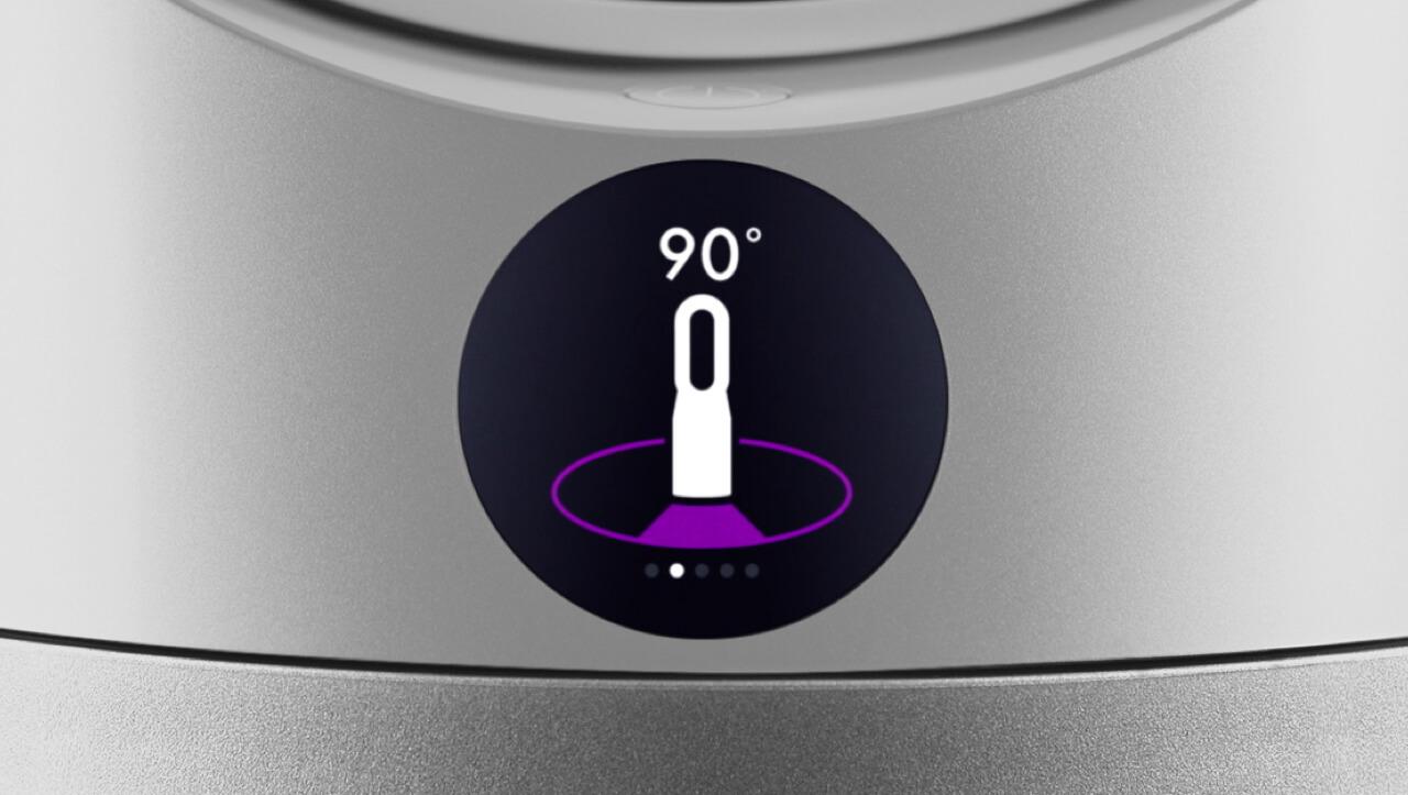 Person scheduling their machine using the Dyson Link app