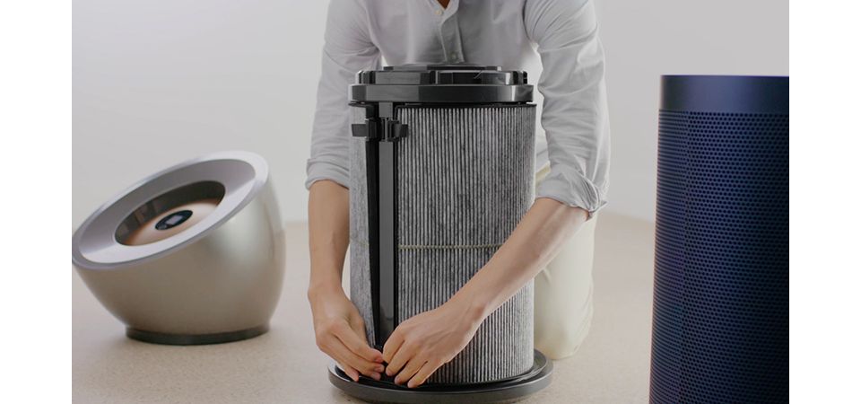 K-Carbon filter being replaced for the Dyson Purifier Big+Quiet Formaldehyde