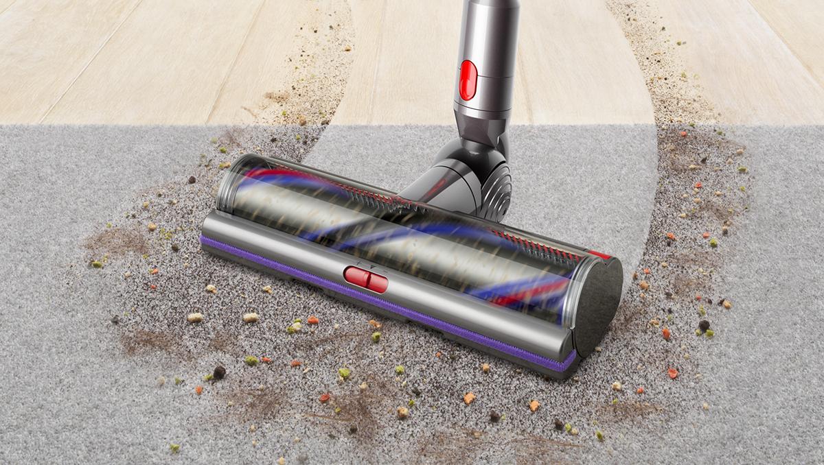 Digital Motorbar XL cleaner head cleaning different floor surfaces