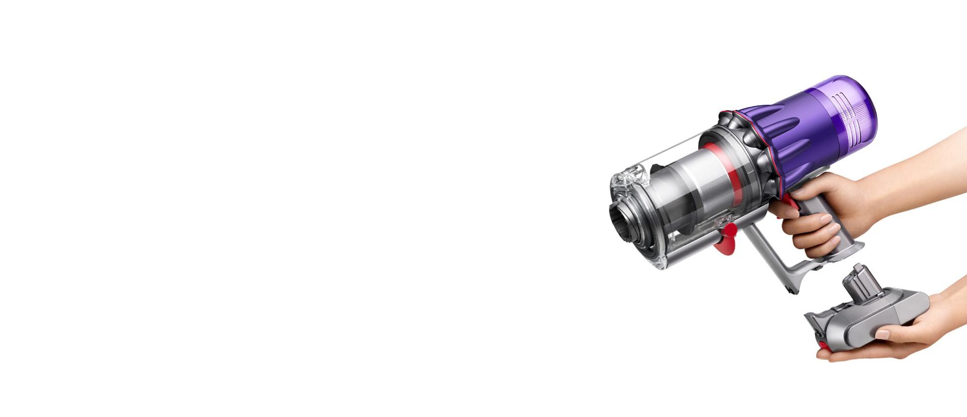 Dyson Digital Slim™ vacuum's battery removed from machine