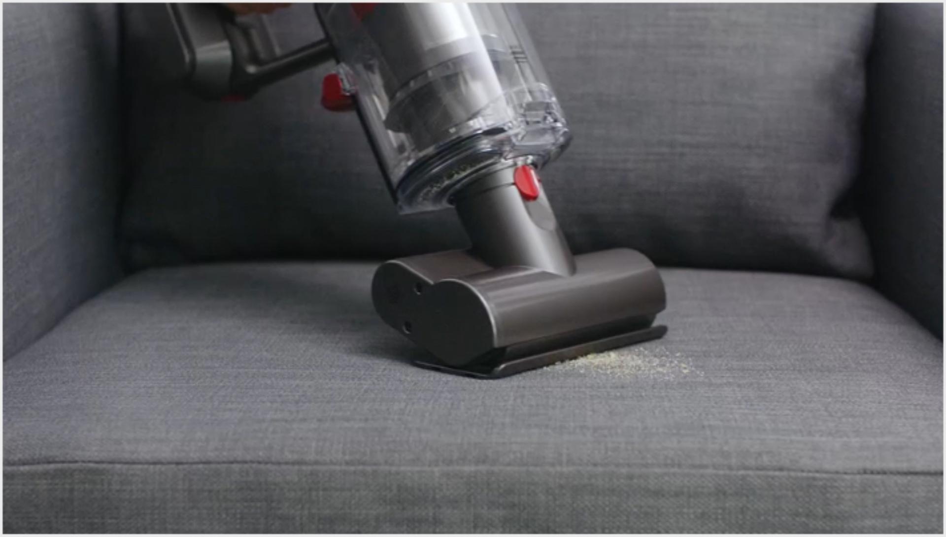 Mini motorised tool in use