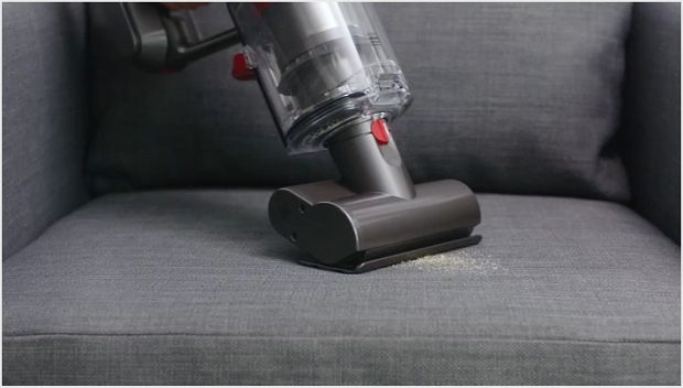 Mini motorised tool in use 