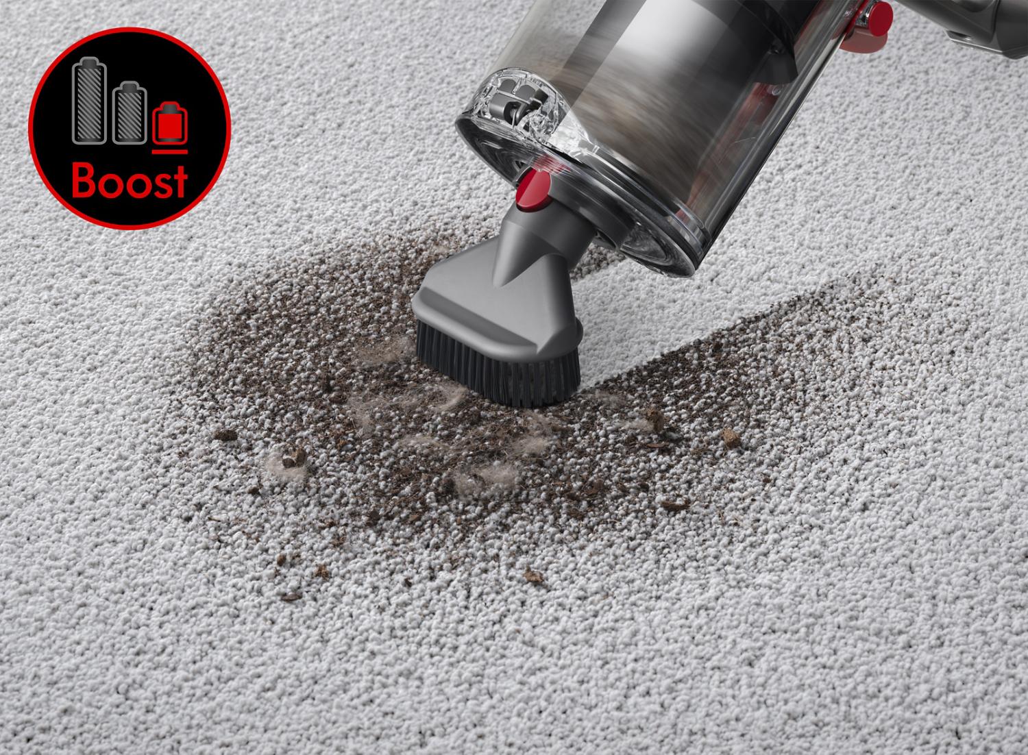 Stubborn dirt brush tool cleaning carpet