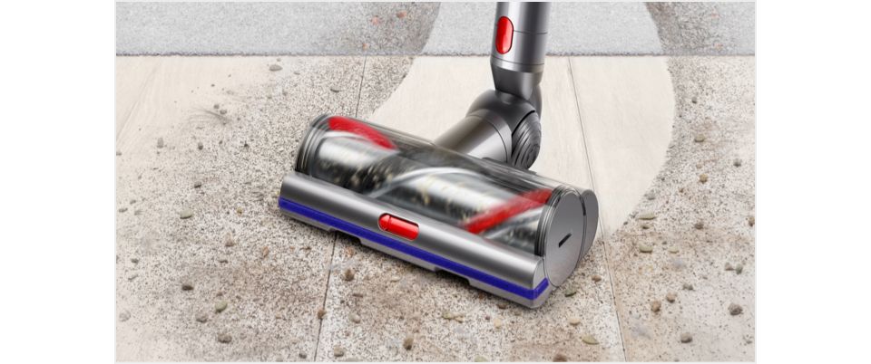 High Torque cleaner head cleaning different floor surfaces