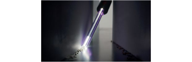 Işıklı aralık temizleme başlığı