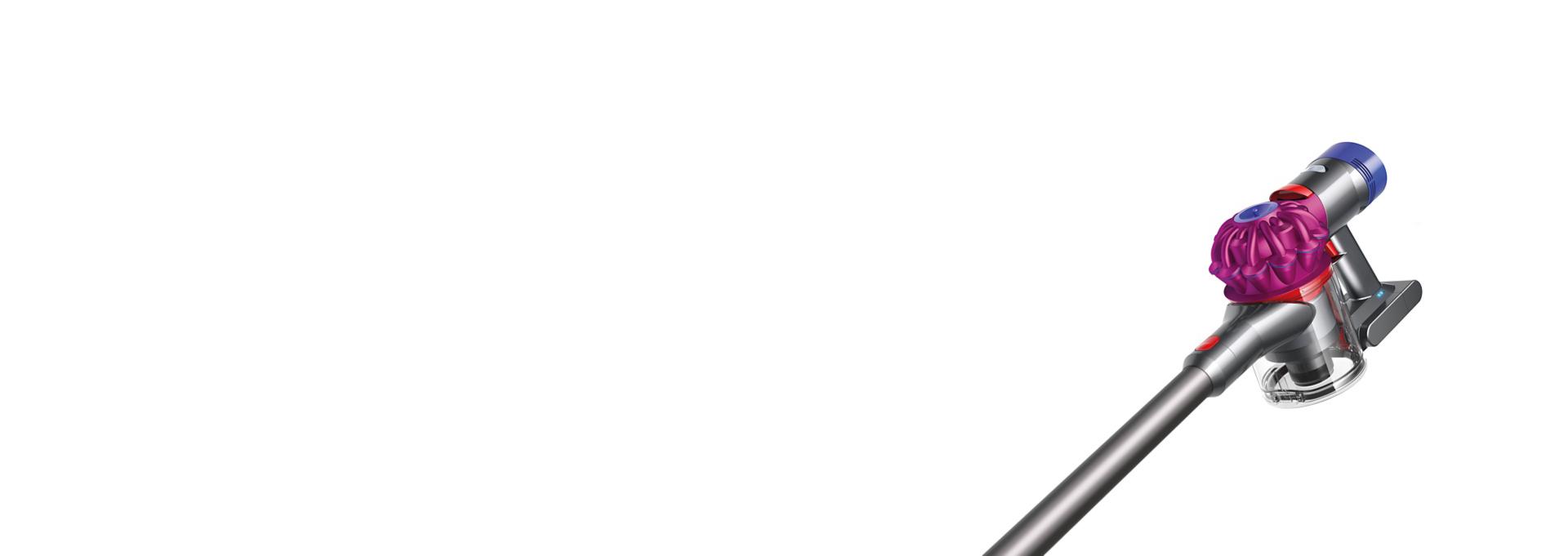 Dyson V7™ vacuum with pink bin