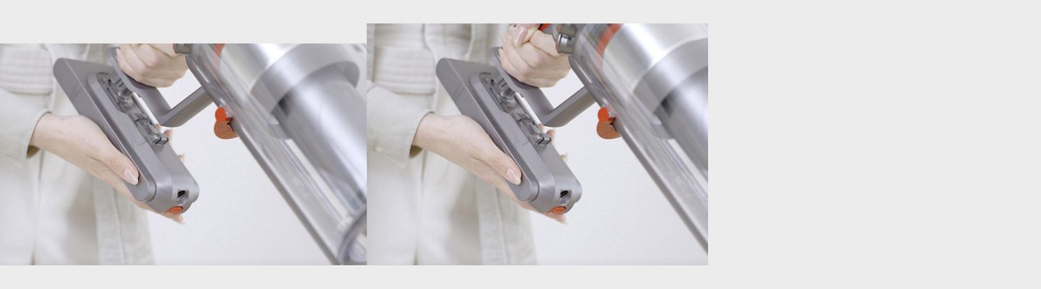 Batterie retirée de la machine