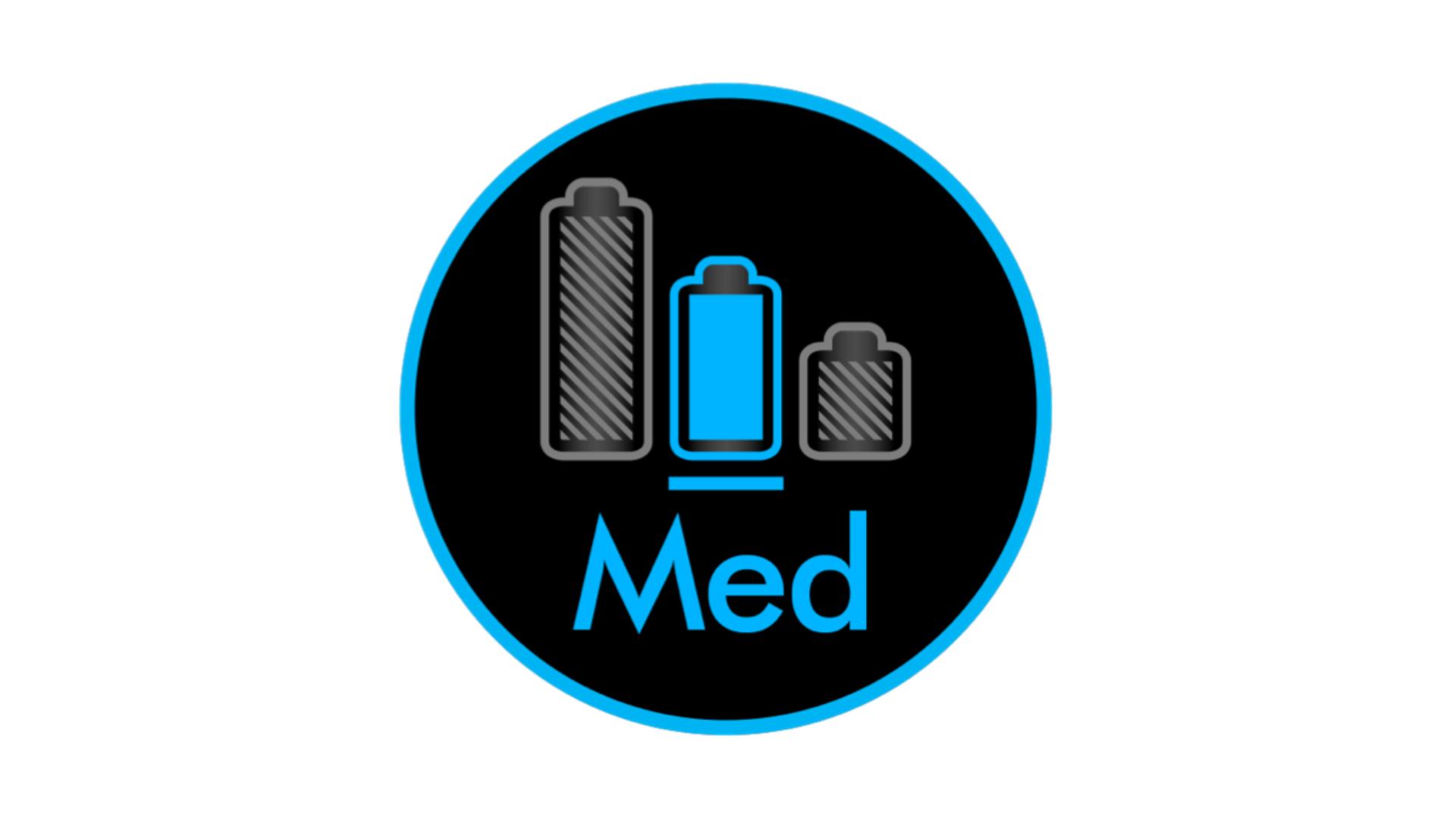 Ekran LCD wyświetlający tryb Med