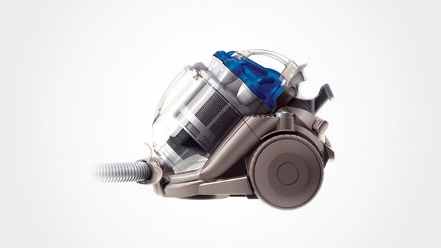 Billedet viser en Dyson cylinderstøvsuger.