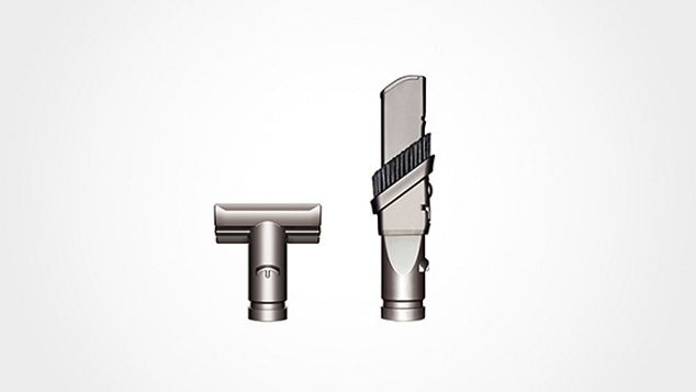 Primo piano degli accessori Dyson.