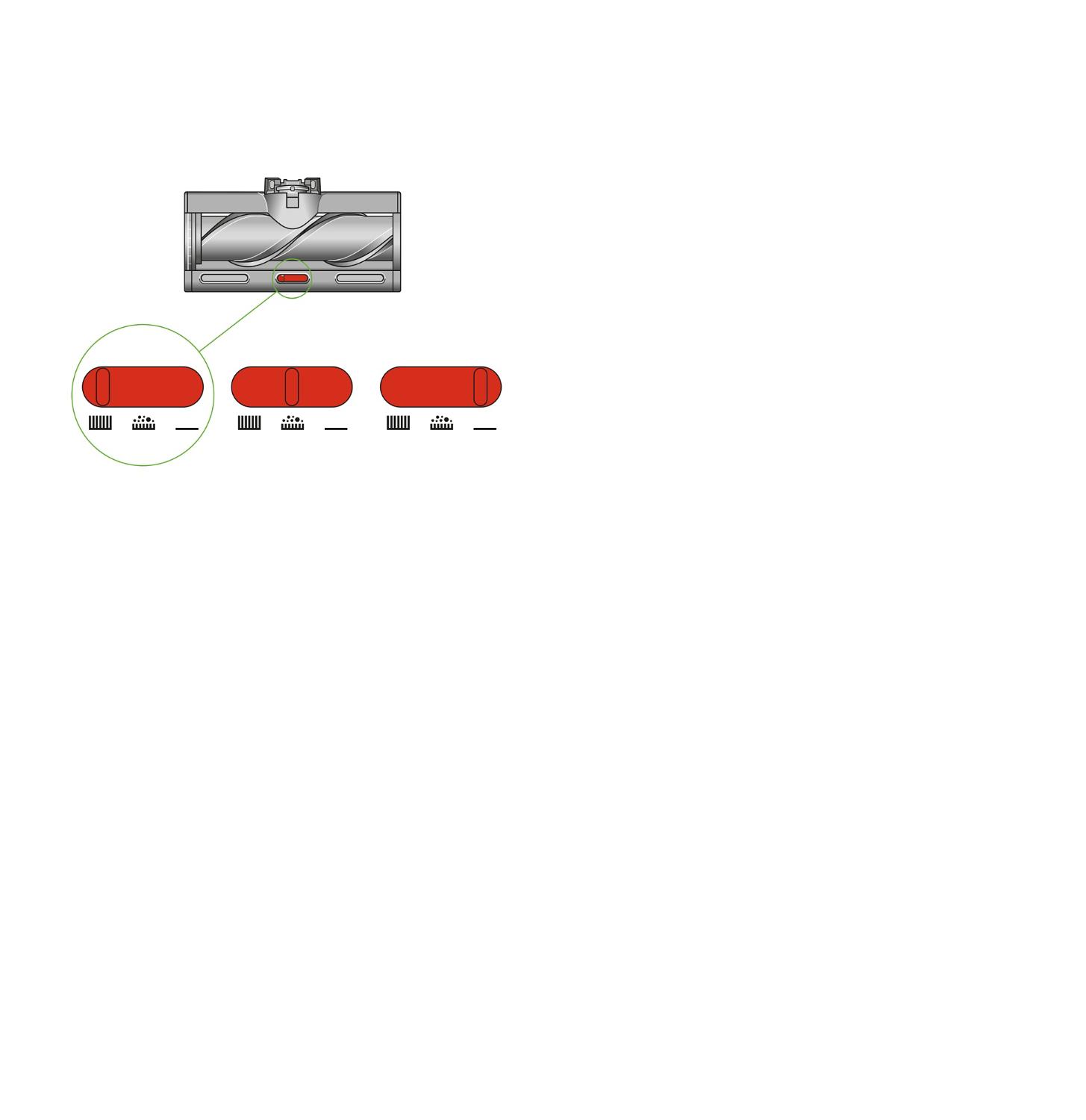 Cleaner head switch and diagram