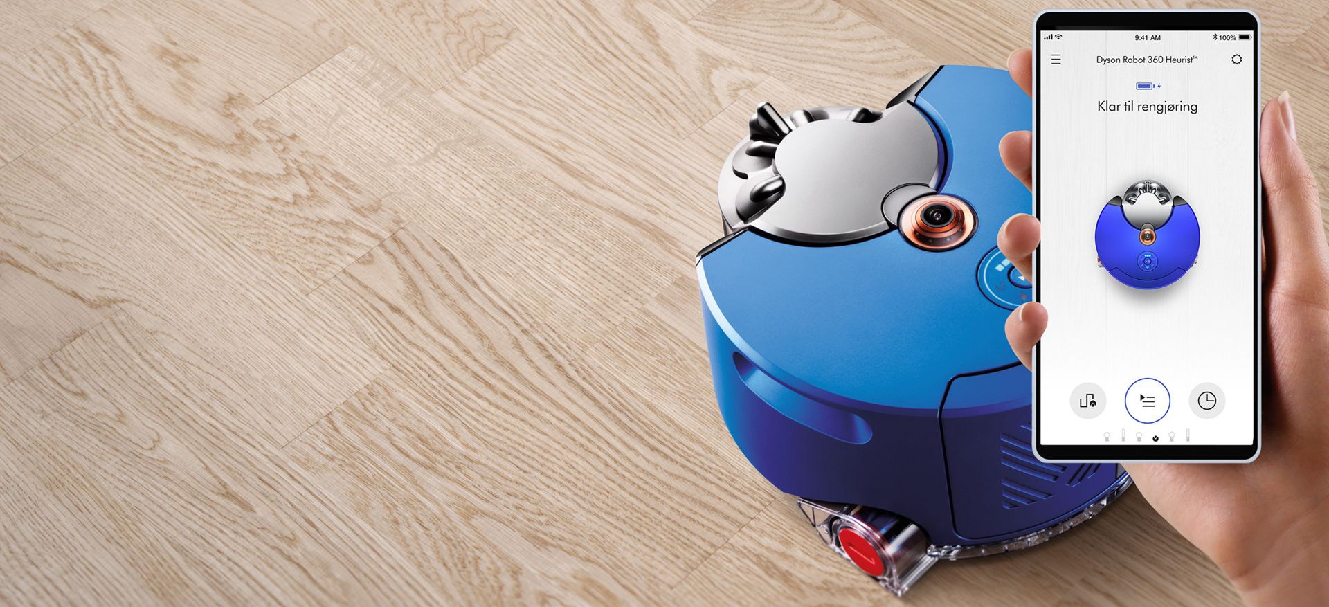 Video om hvordan du setter opp Dyson 360 Heurist™ robotstøvsuger