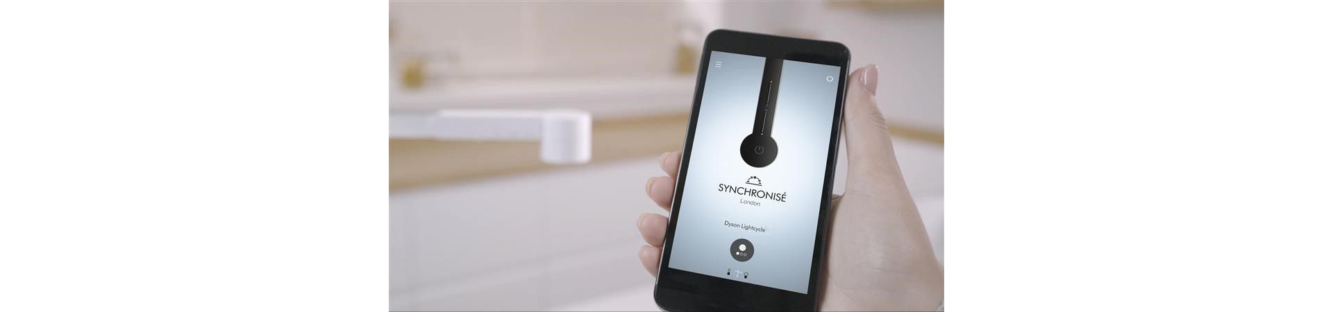 L’appli Dyson Link sur l’écran d’un smartphone