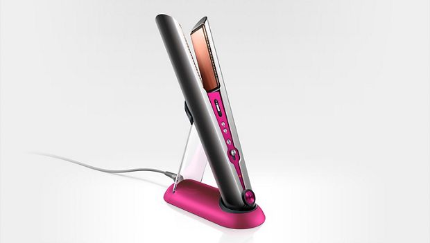 Dyson Corrale straightener charging up.