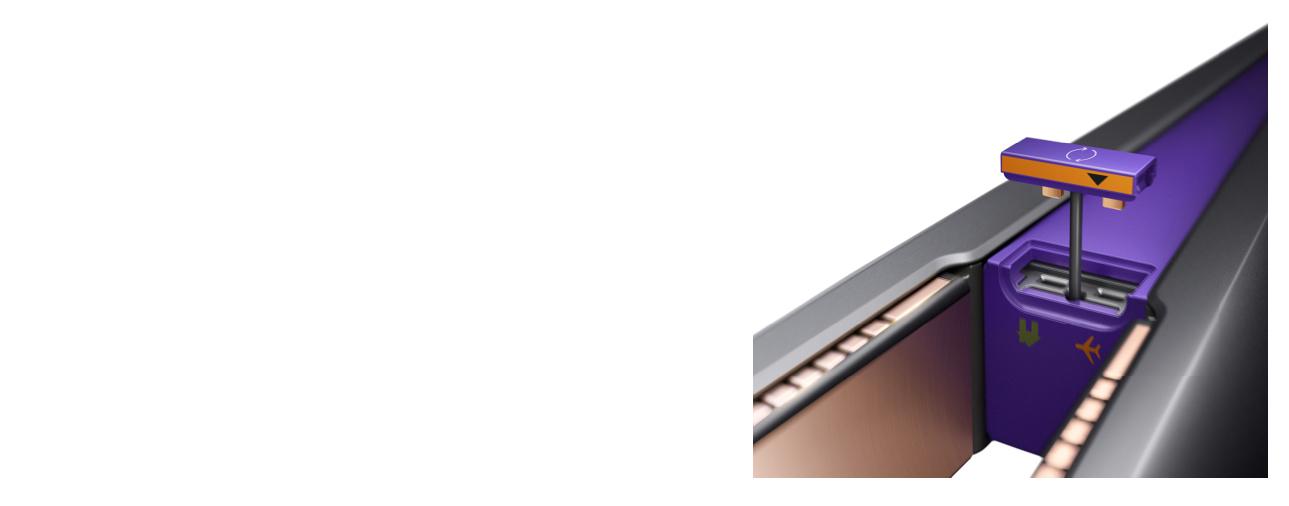 Close-up image of Flight-ready tag