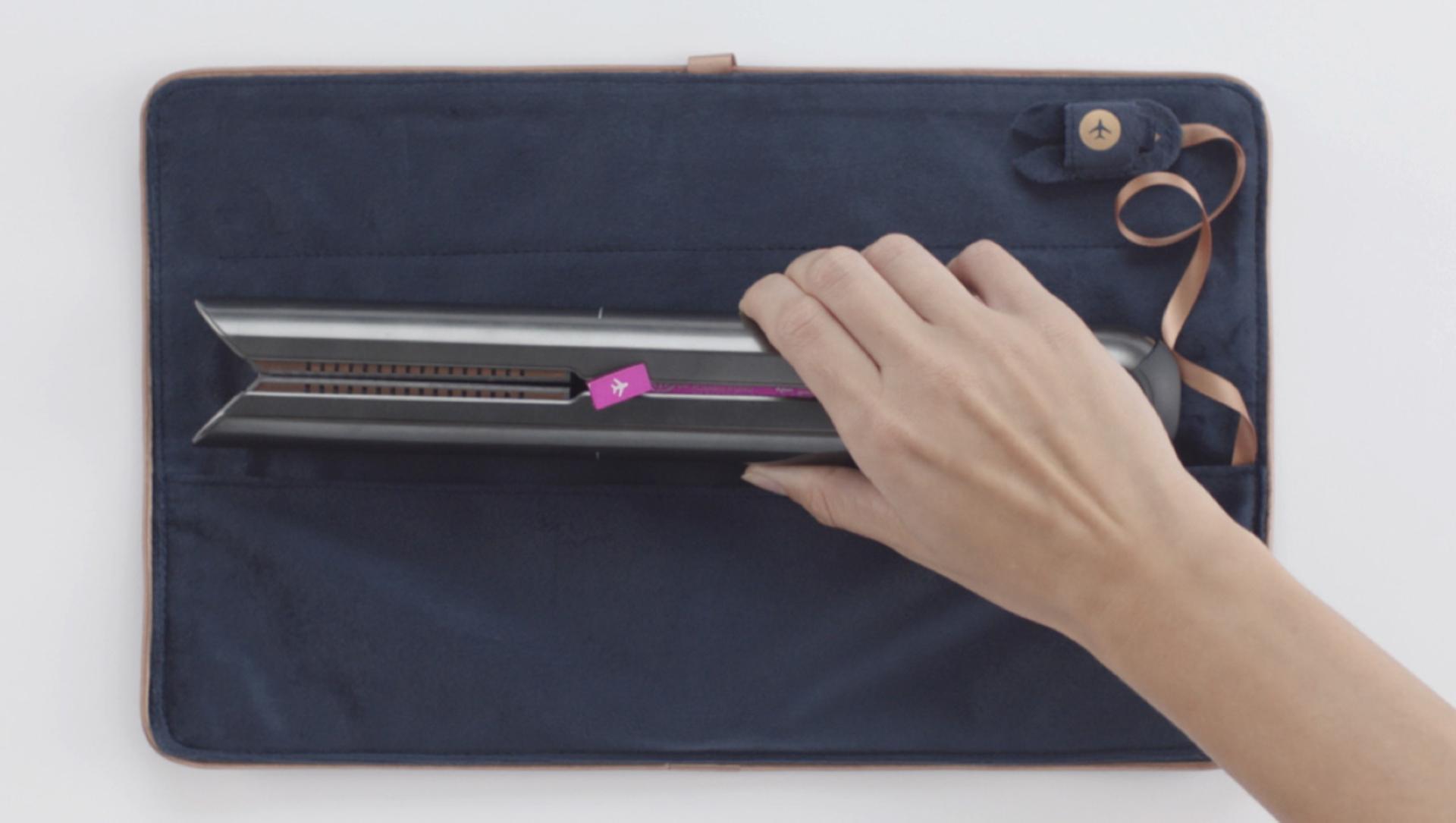 내열 트레블 파우치에 넣은 스트레이트너