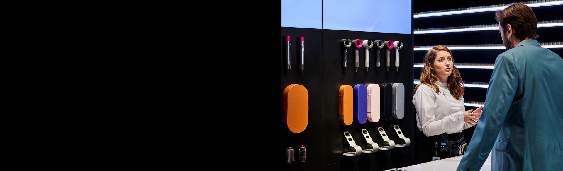 Interno del Demo Store Dyson